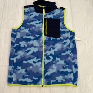 Amazon Essentials Camo Blue Polar Fleece Vest Size 2XL ( 13-14) Years